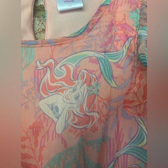 Disney Princess Toddler Dress Mermaid Size 5/6 - Picture 7 of 7